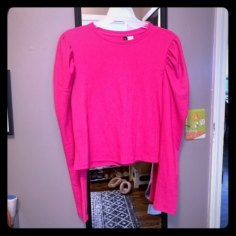 Pink crop top